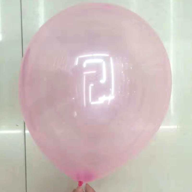 12寸3.2克水晶乳胶气球  结婚派对装饰圆形水晶乳胶气球详情图1