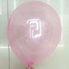 12寸3.2克水晶乳胶气球  结婚派对装饰圆形水晶乳胶气球