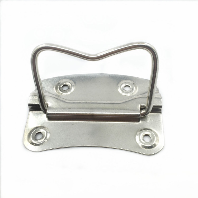Handle manufacturers iron nickel plated industrial handle folding cabinet with draw-handle toolbox handle