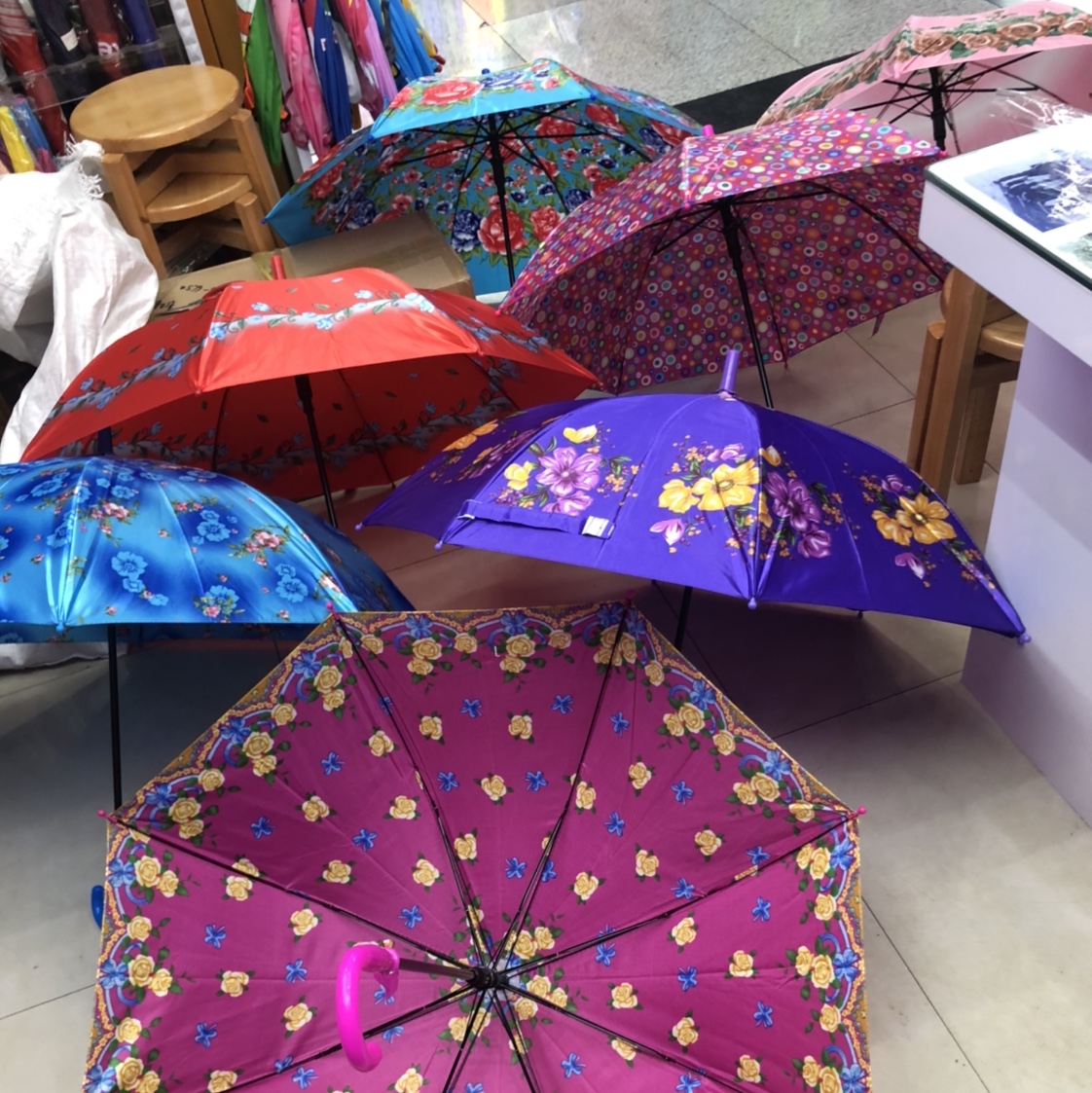 50 Cm Color Tinted Umbrella Boutique Umbrella Lace Umbrella Manufacturers Direct Package Edge Umbrella