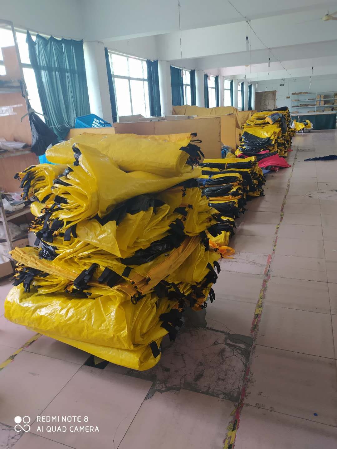 200D double-ply Oxford fabric golden yellow, waterproof, express bag, express package, delivery box, special use