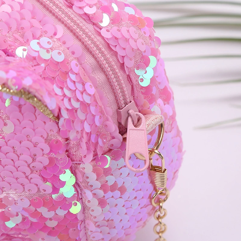 New Casual Mermaid Sequins Unicorn Unicorn Big Eyes Shoulder Crossbody Bag For Kids Schoolgirls undefined