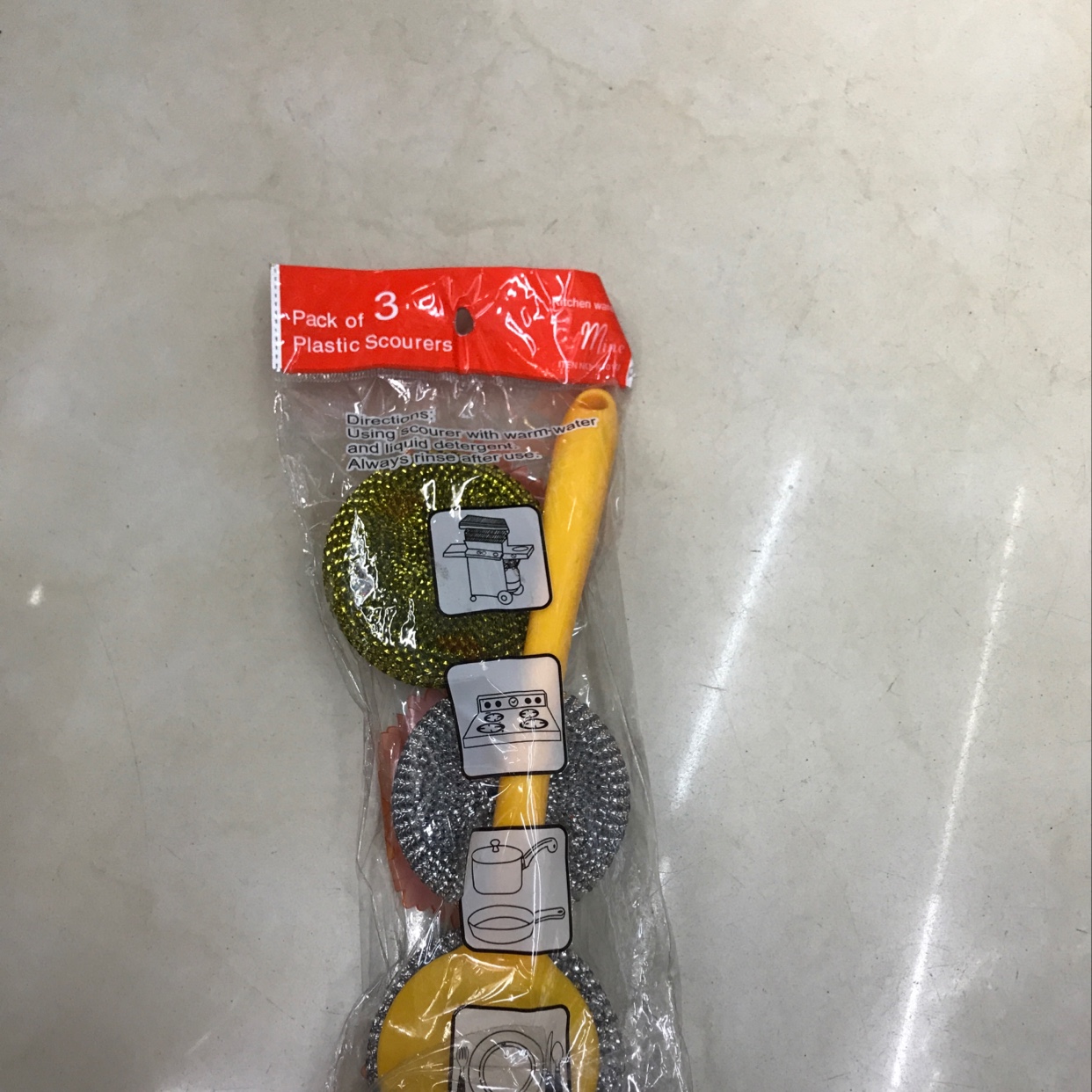 金丝清洁球十手柄产品图