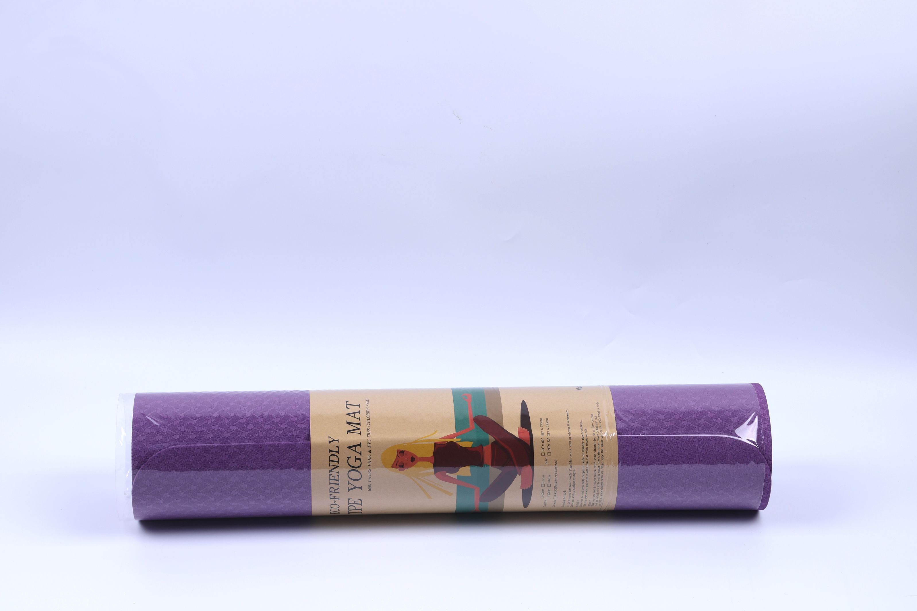 TPE monochrome yoga mat home fitness and sports goods manufacturers wholesale