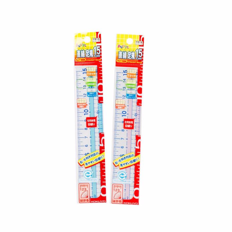 KOKUYO gY-GBA110 Transparent ruler 15cm for students