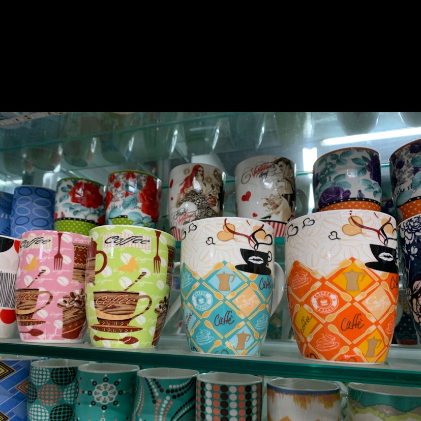 Ceramic cup coffee pattern details Picture