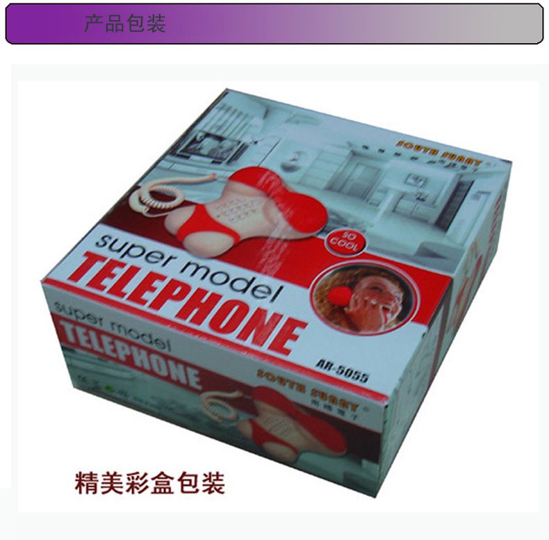 创意点钻内衣模特比基尼电话机卡通可爱卧室书房趣味礼品电话机详情图6