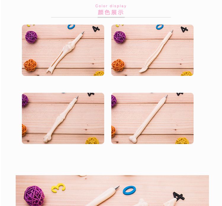 وأحصل الطلاب على القرطاسية الخلاقة الجديدة على هدايا بالجملة على شكل عظم حقيقية pic 3