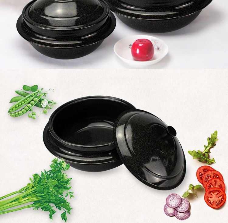 Ceramic-coated triple cast iron pot, 24cm detail image 4
