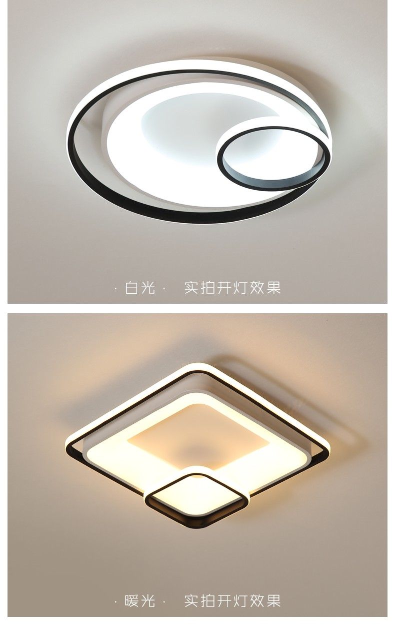 The new antique ironwork + acrylic modern bedroom lamp with stepless dimming round detail image 7