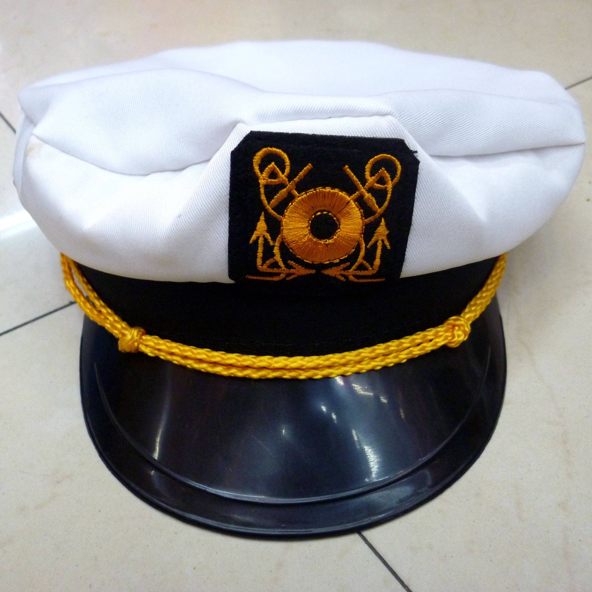 Sailor navy hat, white military hat pic 1