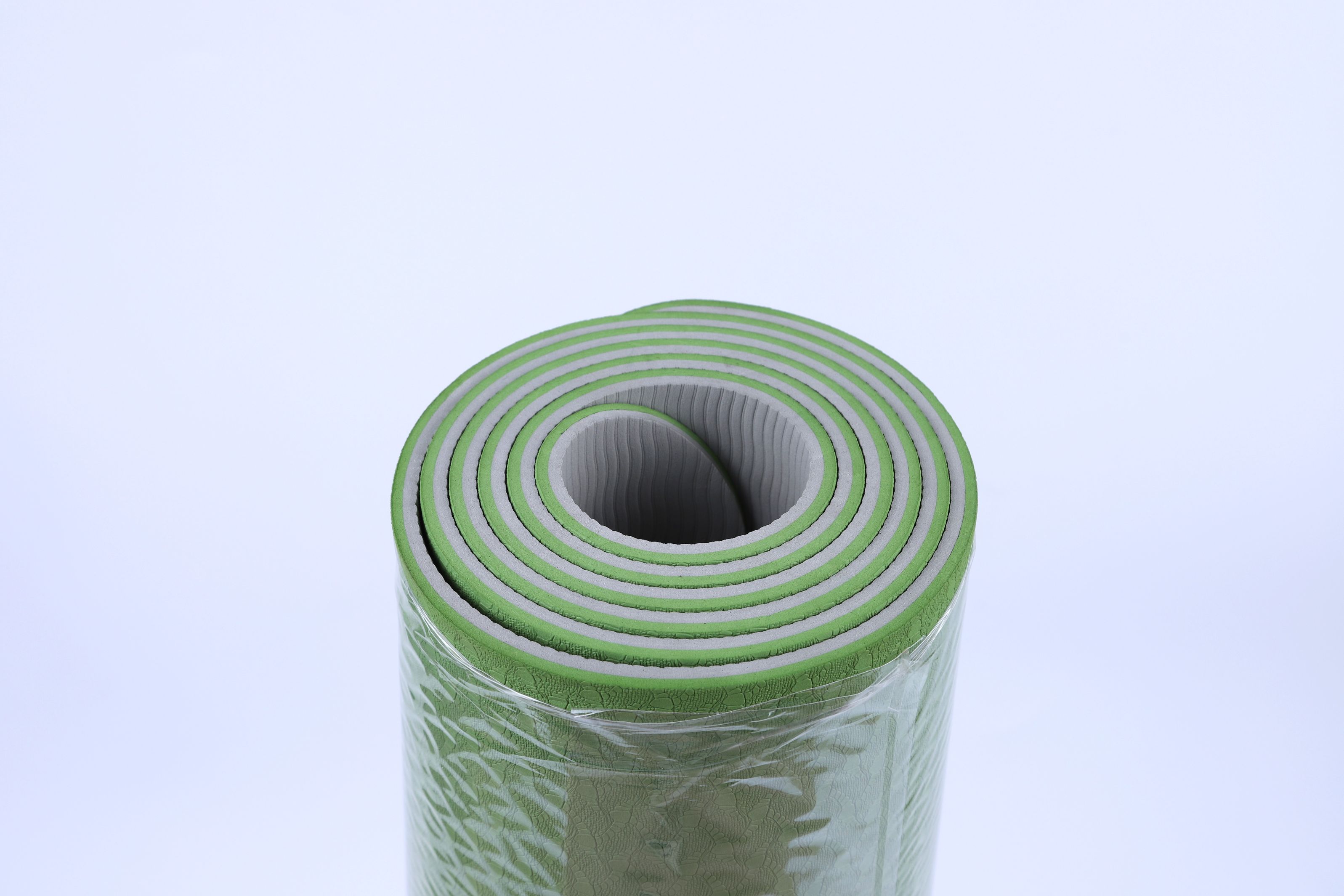 TPE two-color yoga MATS, household fitness and sports equipment manufacturer wholesale details Picture