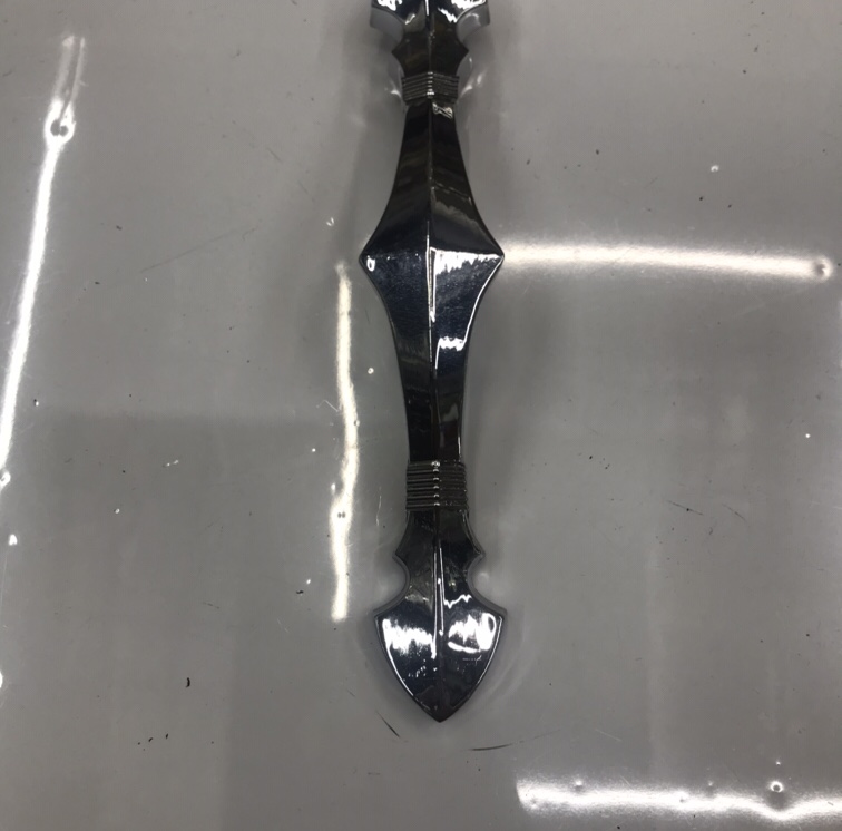 Extra-large zinc alloy handle