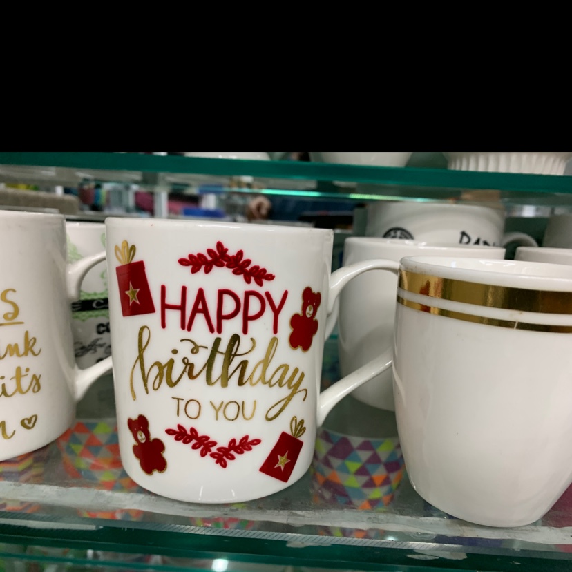 Ceramic cup, Happy birthday cup