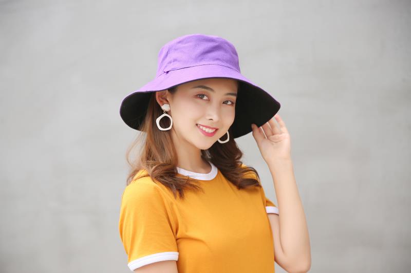 C全棉透气彩色 渔夫帽 遮阳帽 登山17