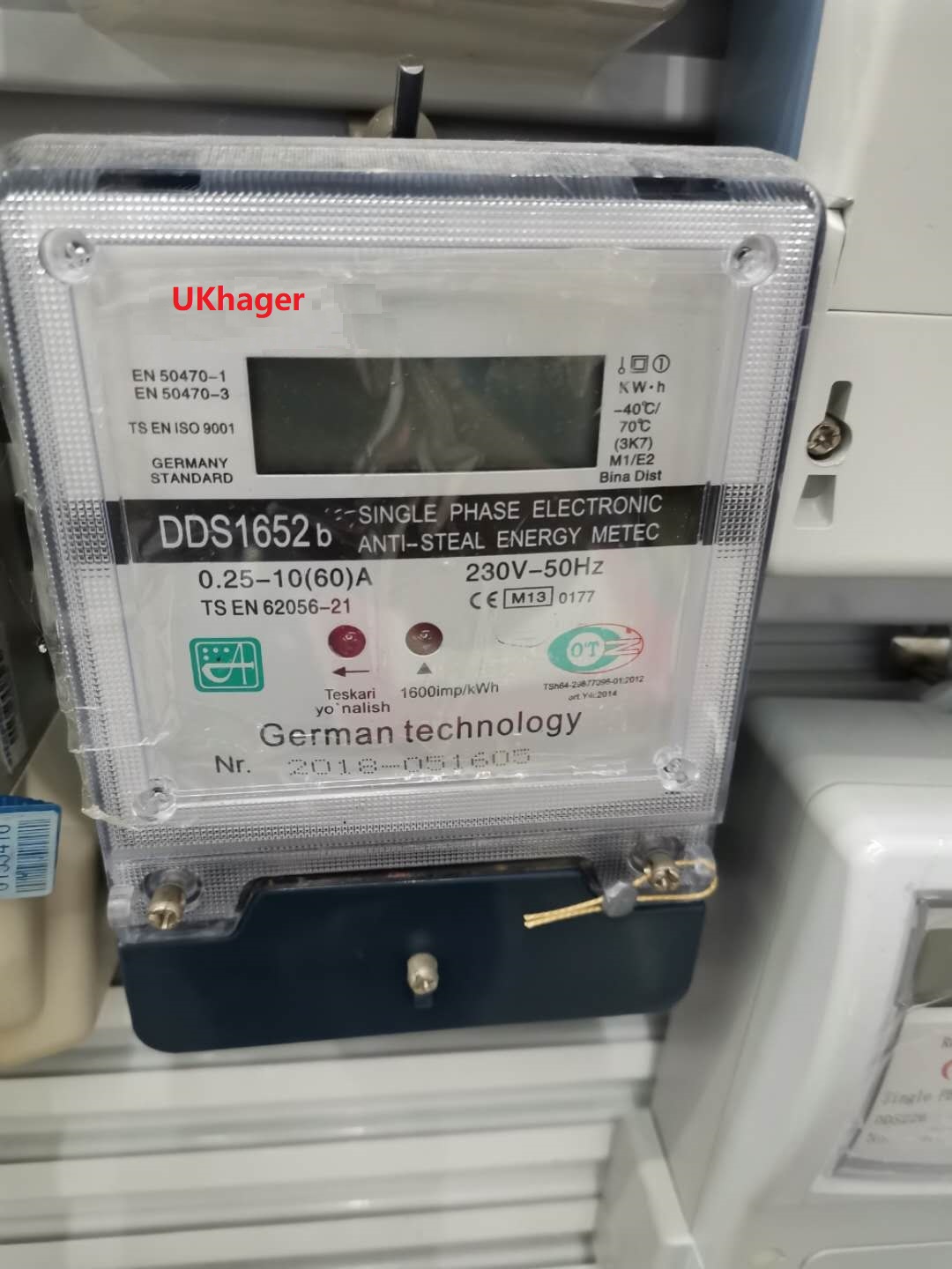 UKhager meter LCD 10-60A thumbnail