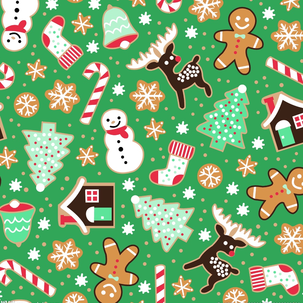 80G圣诞包装纸平安夜礼品盒搭配DIY装饰包书纸高档背景纸