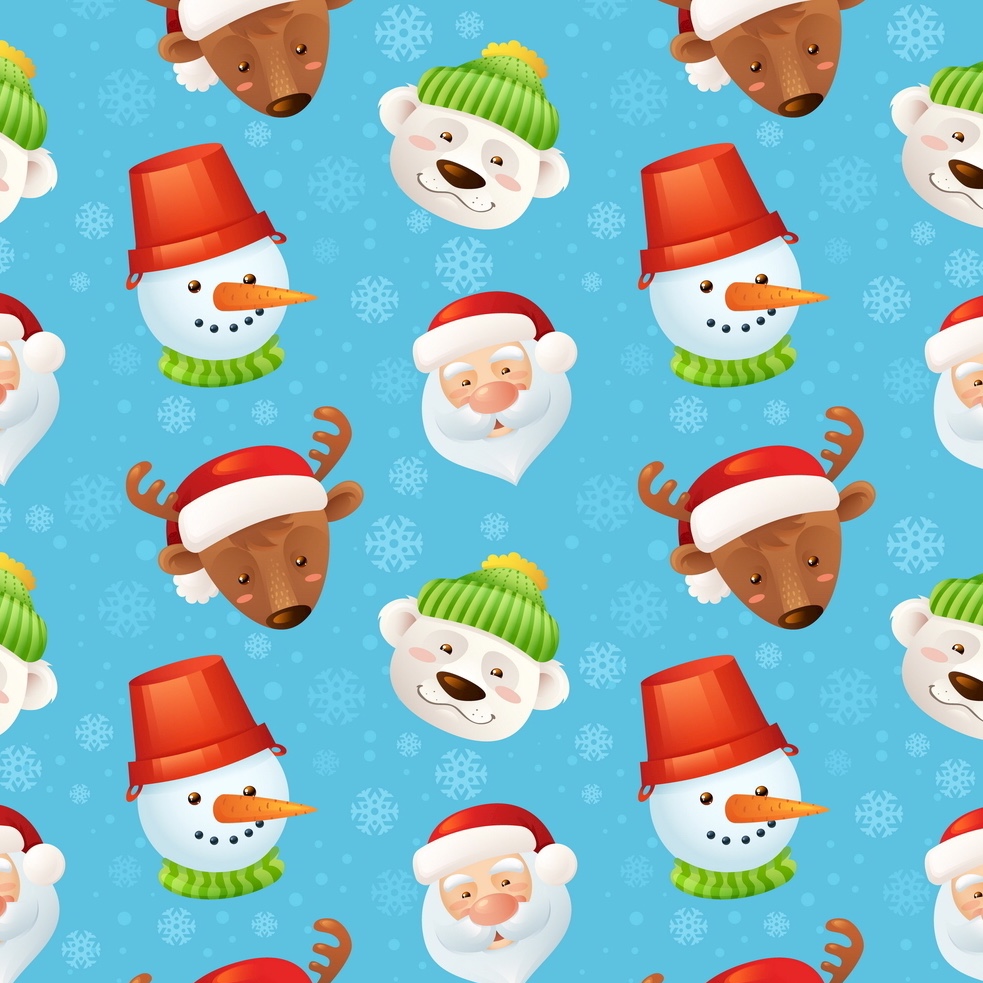 圣诞精美包装纸圣诞节礼物礼品纸手工DIY折纸背景纸大尺寸