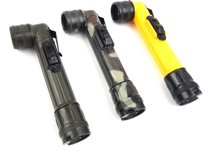 Small flashlight 90 - degree bend multi - functional industrial inspection operation flashlight wholesale flashlight full figure