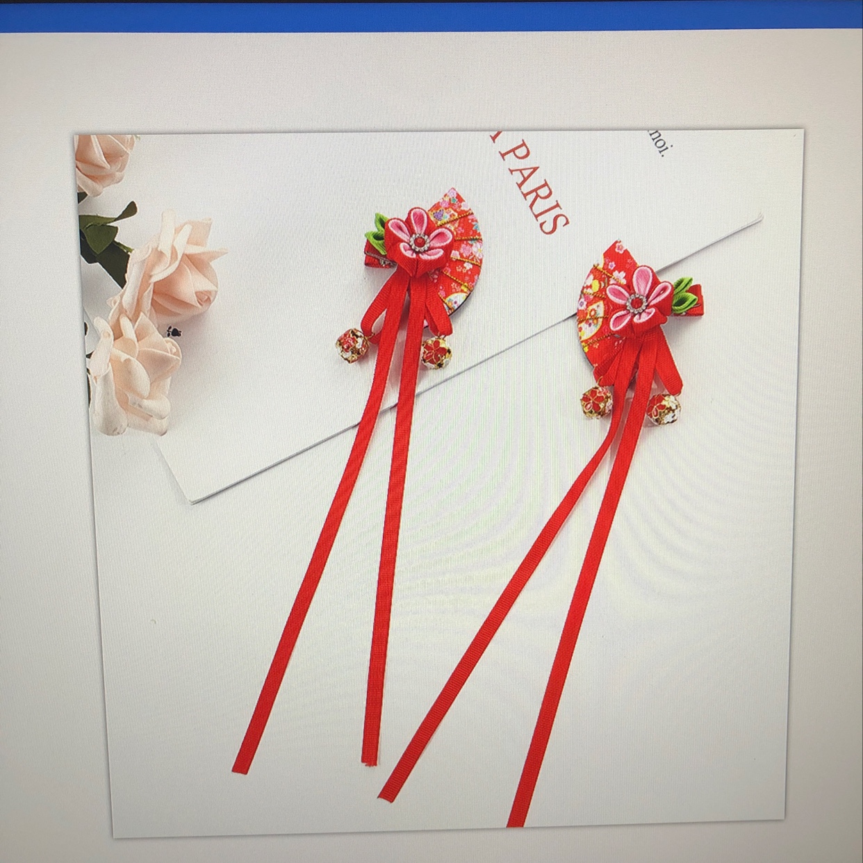 Green Magic Antique Jewelry Series Double Bell Flower Fan Application Scenario
