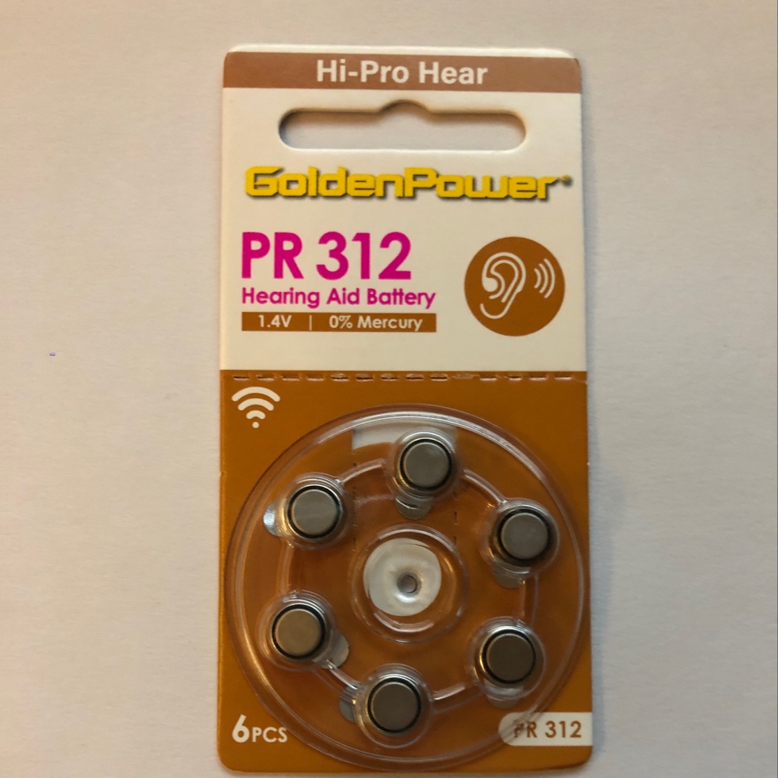 Jinli PR312 hearing aid battery button battery details Picture