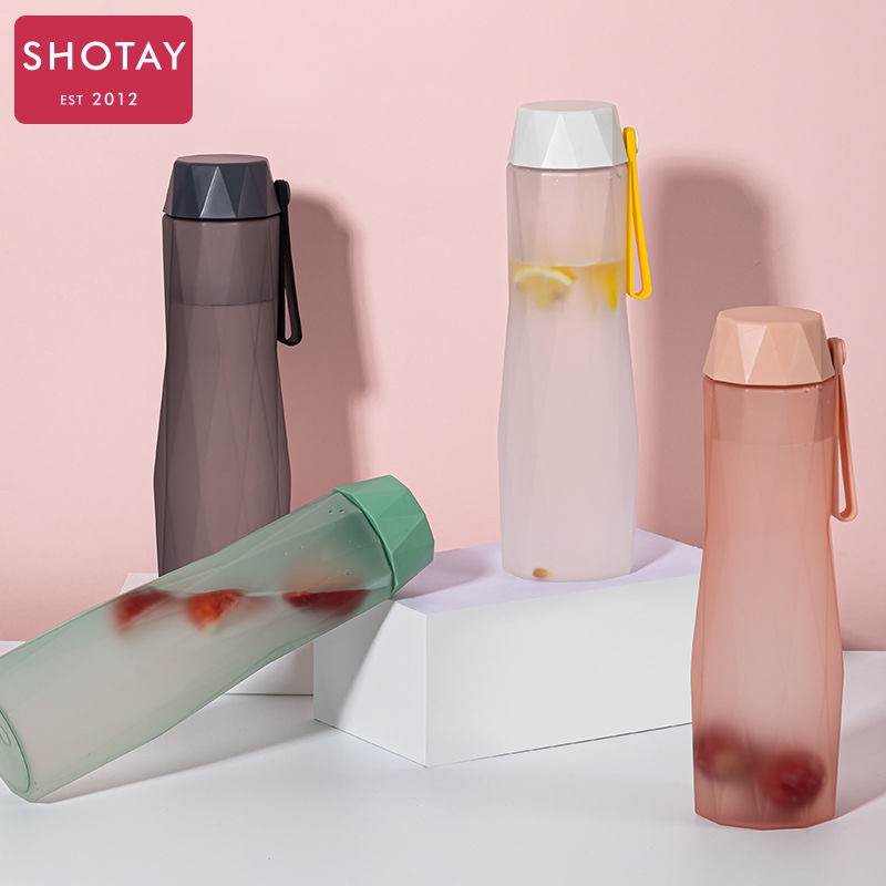 Shang tai handy cup web celebrity ins air matte plastic water cup personality fashion Korea creative outdoor portable thumbnail