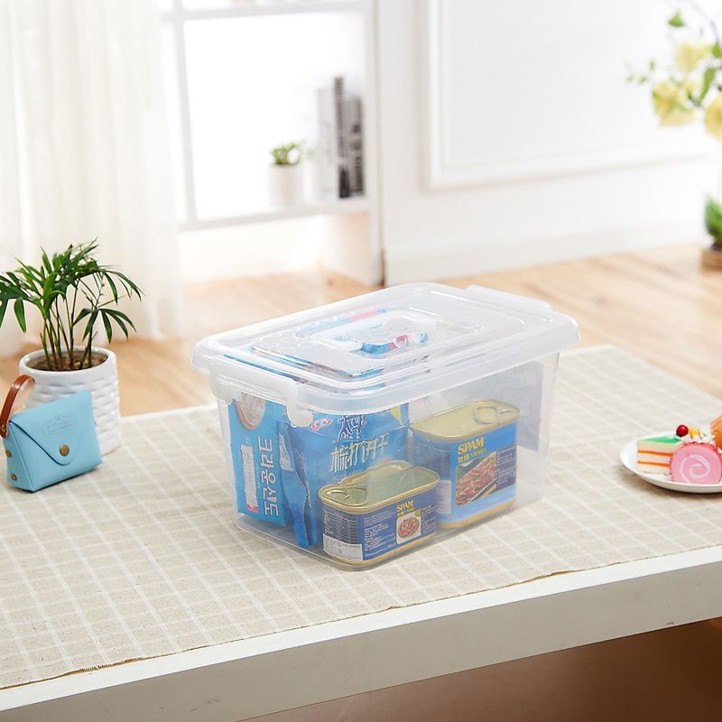 特价批发塑料收纳箱透明大号收纳盒居家储物箱卡通玩具整理箱详情图5