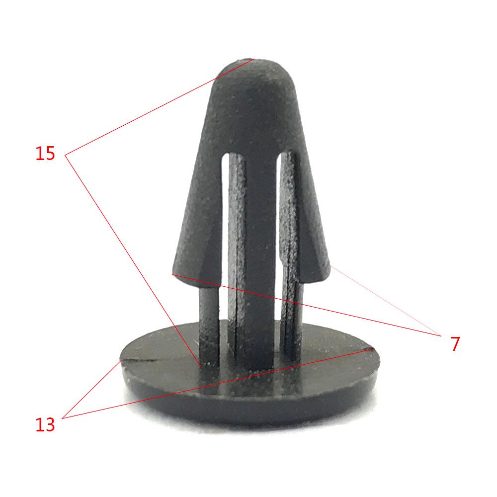 General plastic decorative snap fasteners, through-hole nails, nylon door panel screws, snap fasteners, tip fasteners and mother-and-child fasteners for auto modification parts detail image 3