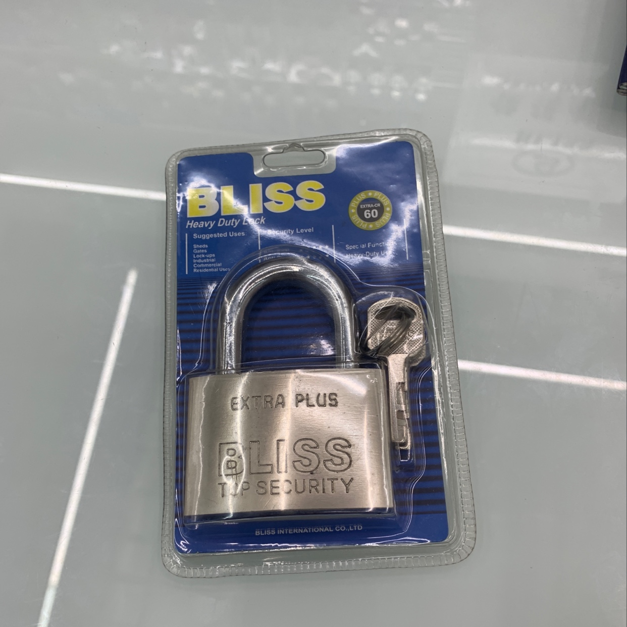 弧形叶片锁60mm “百利丝 BLISS”品牌