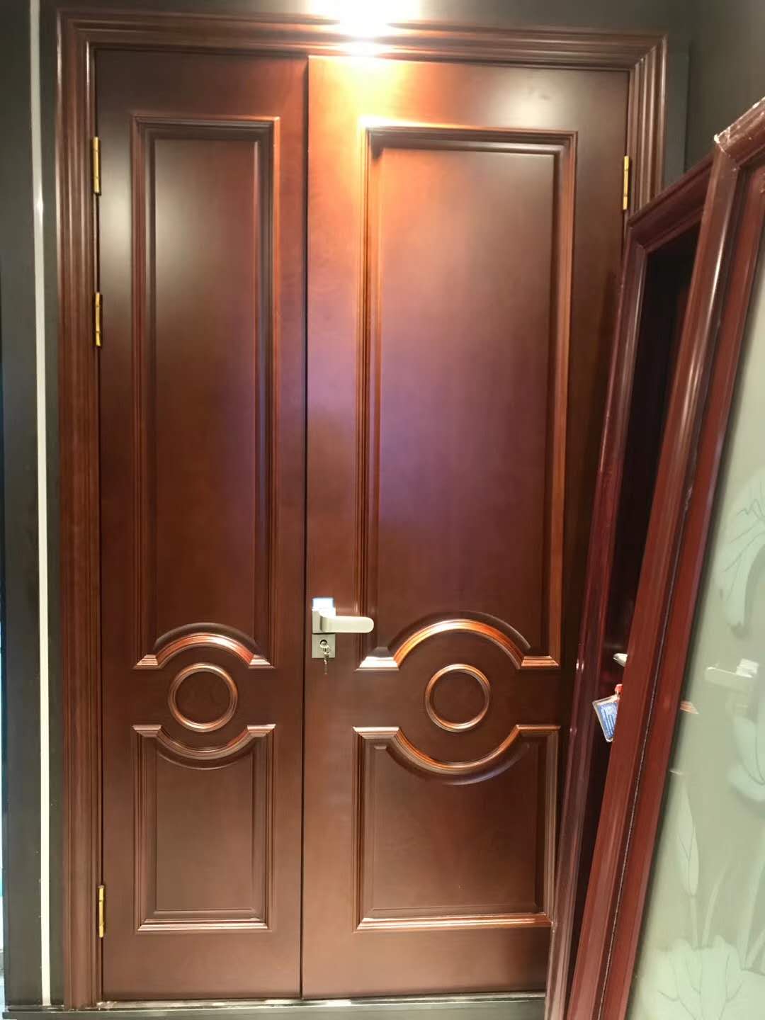 SOLID WOOD DOOR INTERIOR DOOR 实木复合门，卧室门 EW-C8054详情图1