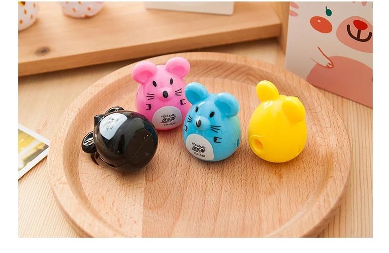 厂家直销韩国可爱卷笔刀 小老鼠造型学生削笔刀削笔器详情图8