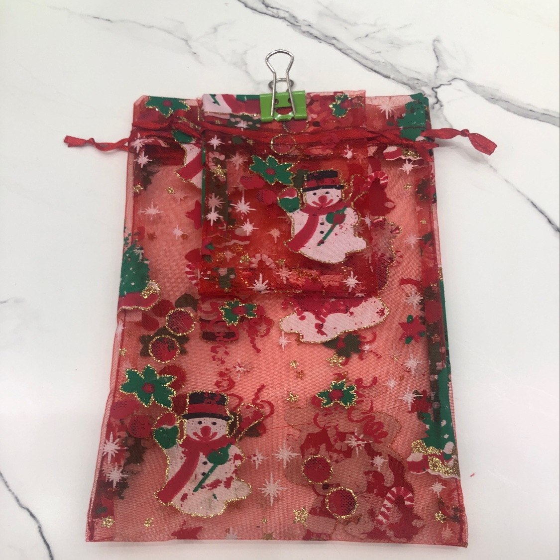 9*12 Christmas bags