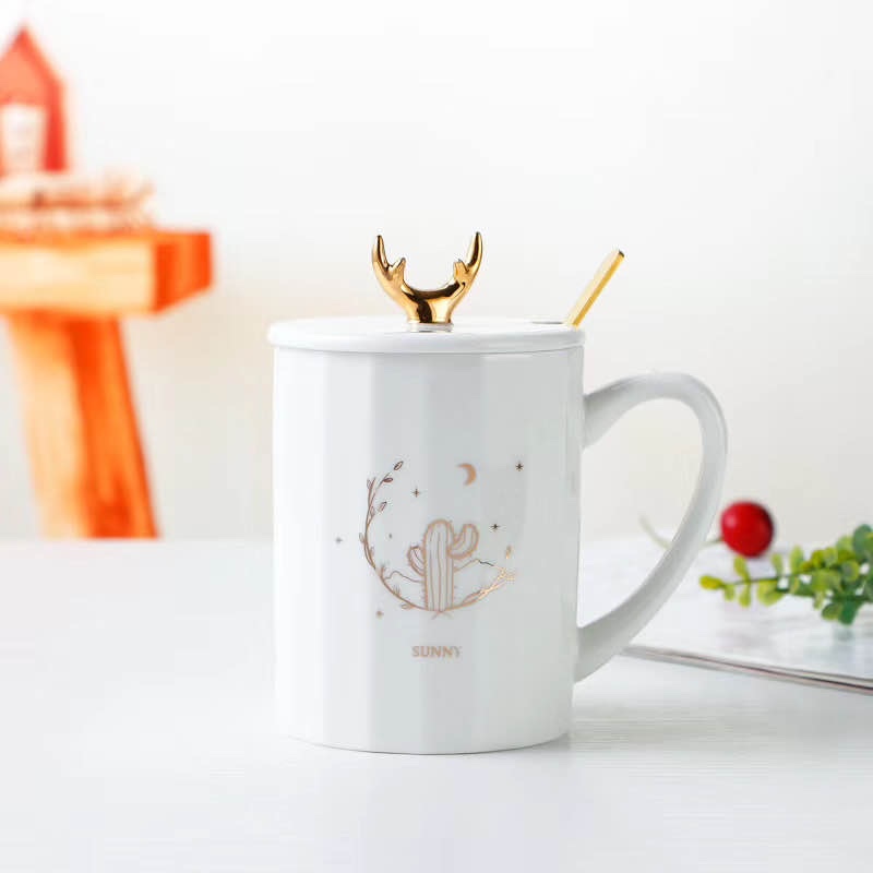 Innovative Nordic-style ceramic cup Specification image