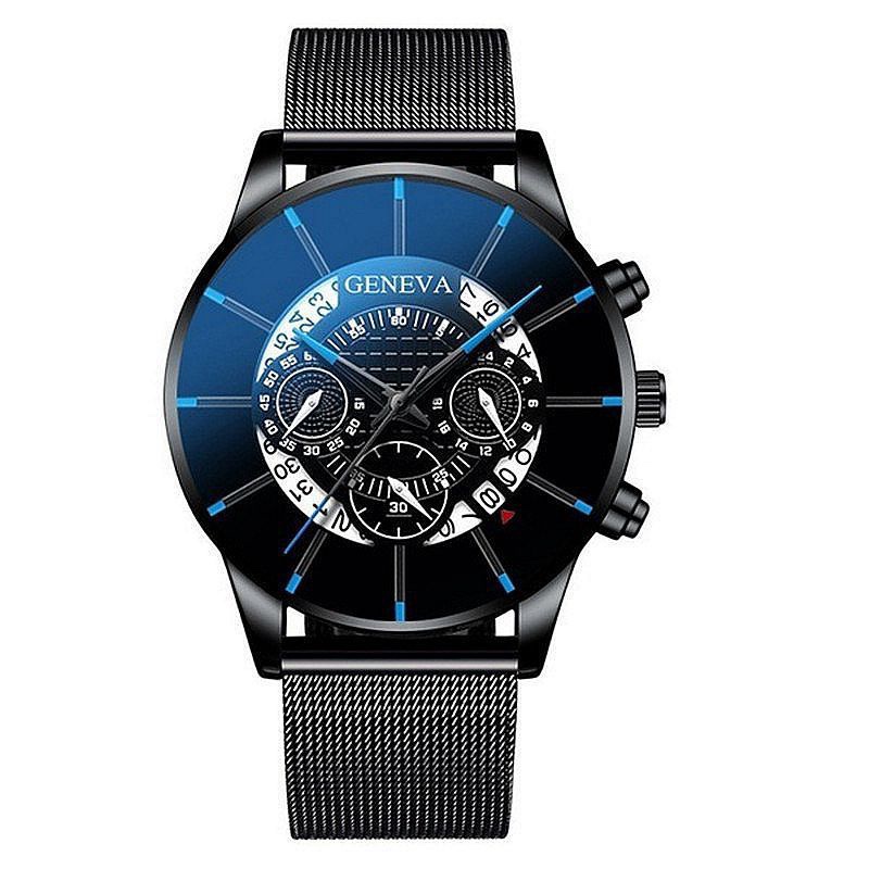 The latest best-selling men's mesh strap watch with hollowed-out design