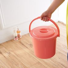 320加厚手提装带盖水桶塑料桶家用洗澡洗车洗衣桶大号储水桶