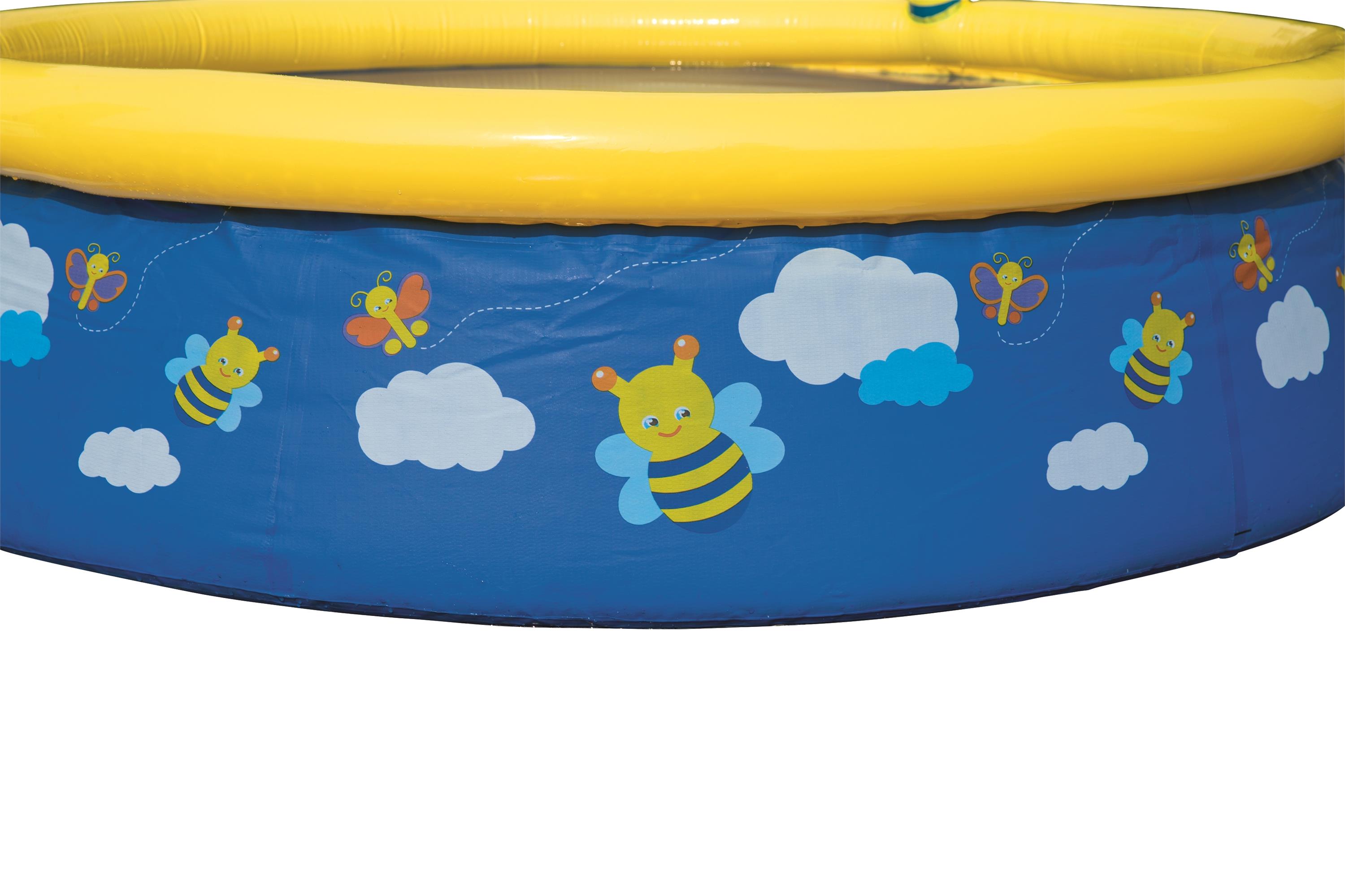 Bestway® 1.52m x 38cm 57326顶圈充气水池 儿童梯形喷水水池详情图8