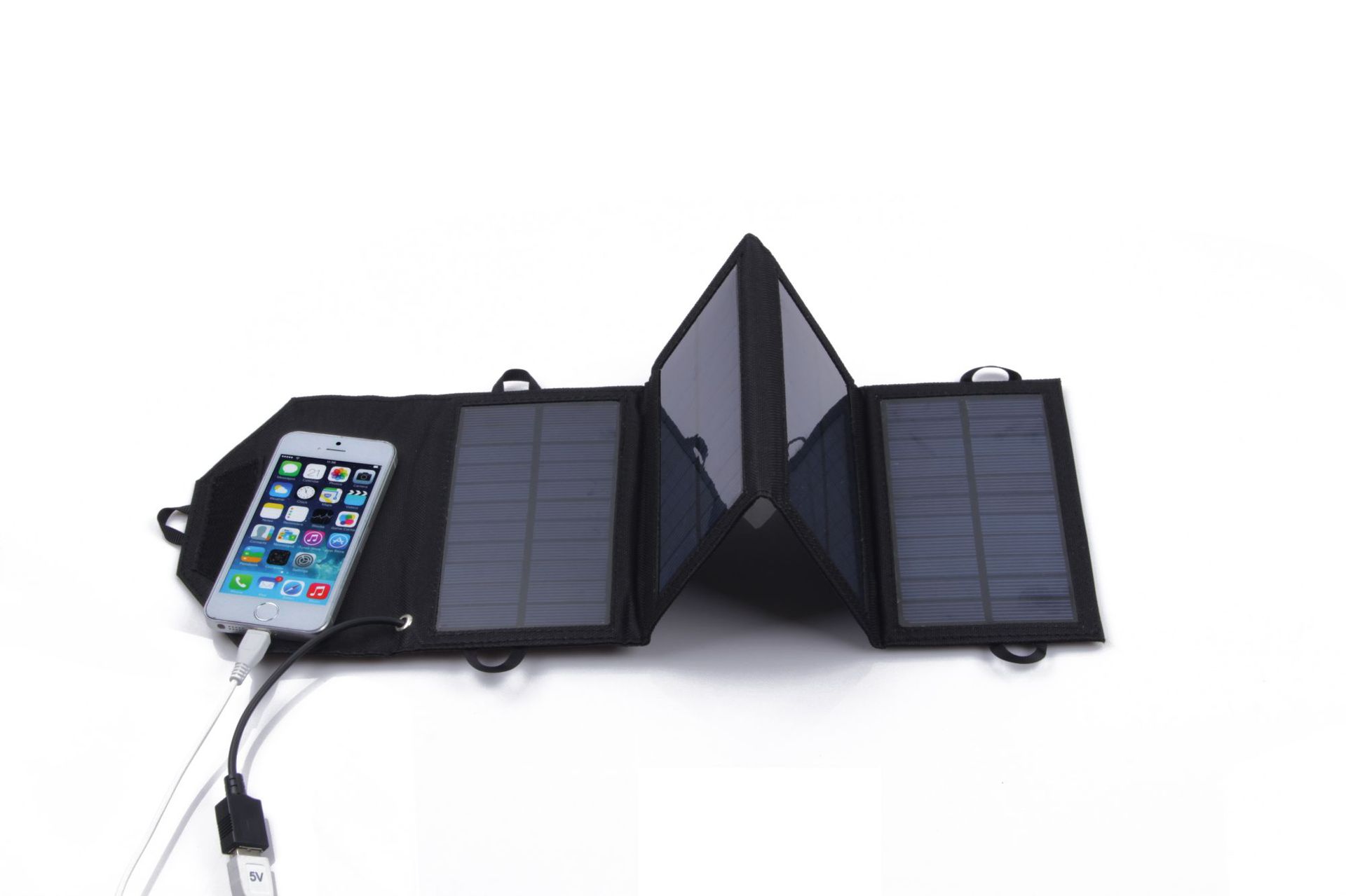 爆款太阳能充电器5w户外太阳能折叠包手机充电USB智能稳压详情图3