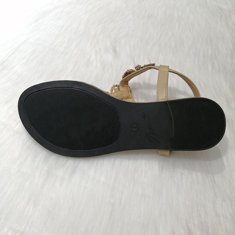 Ladies summer flat sandals pinch slippers女士凉拖鞋详情图5