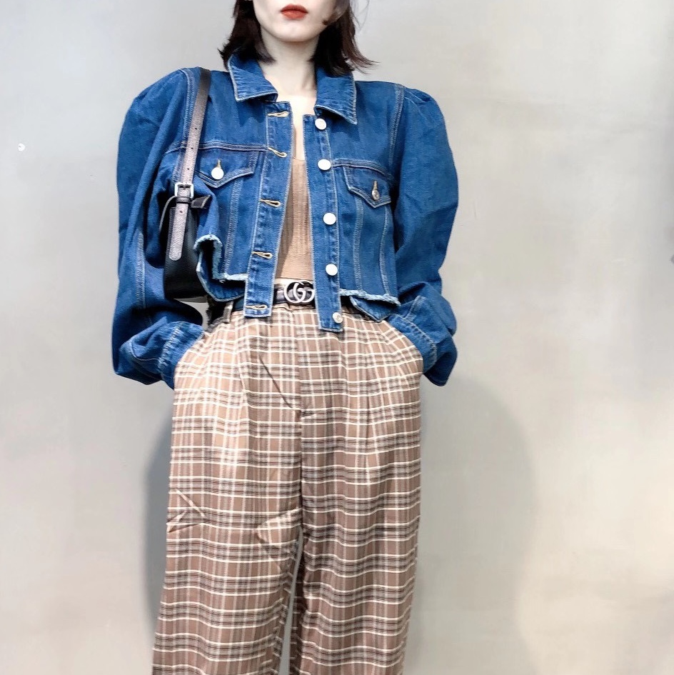 Fall Cropped Denim Jacket