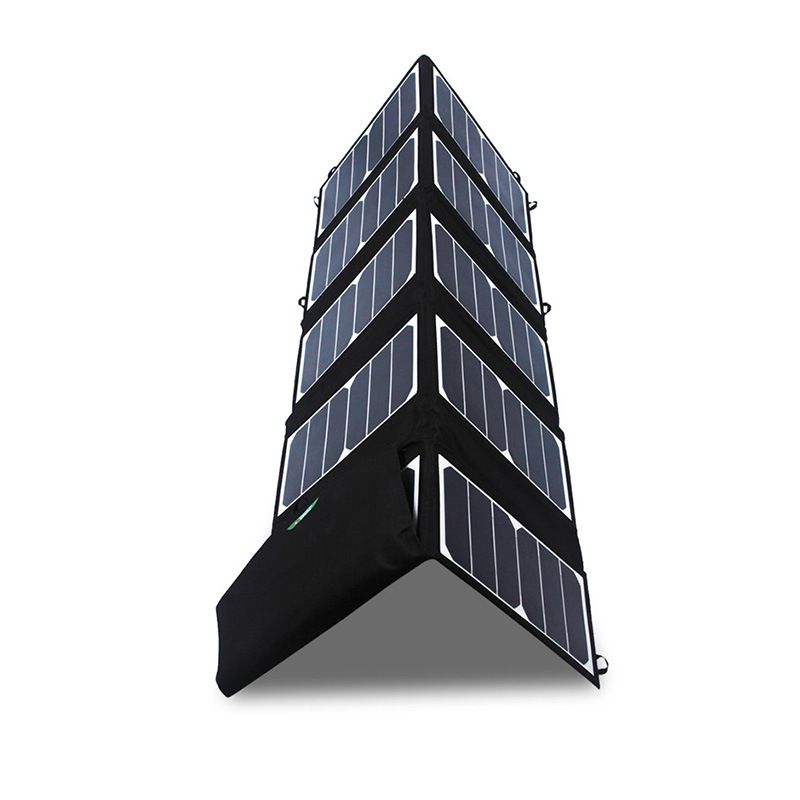 65W太阳能折叠包 太阳板 户外野营手机充电器 跨境B2C热卖