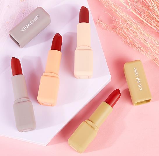Xiu Ser 5607 Silk Soft mist 5 lipstick set matte mist surface does not pull dry color smooth and full Application Scenario