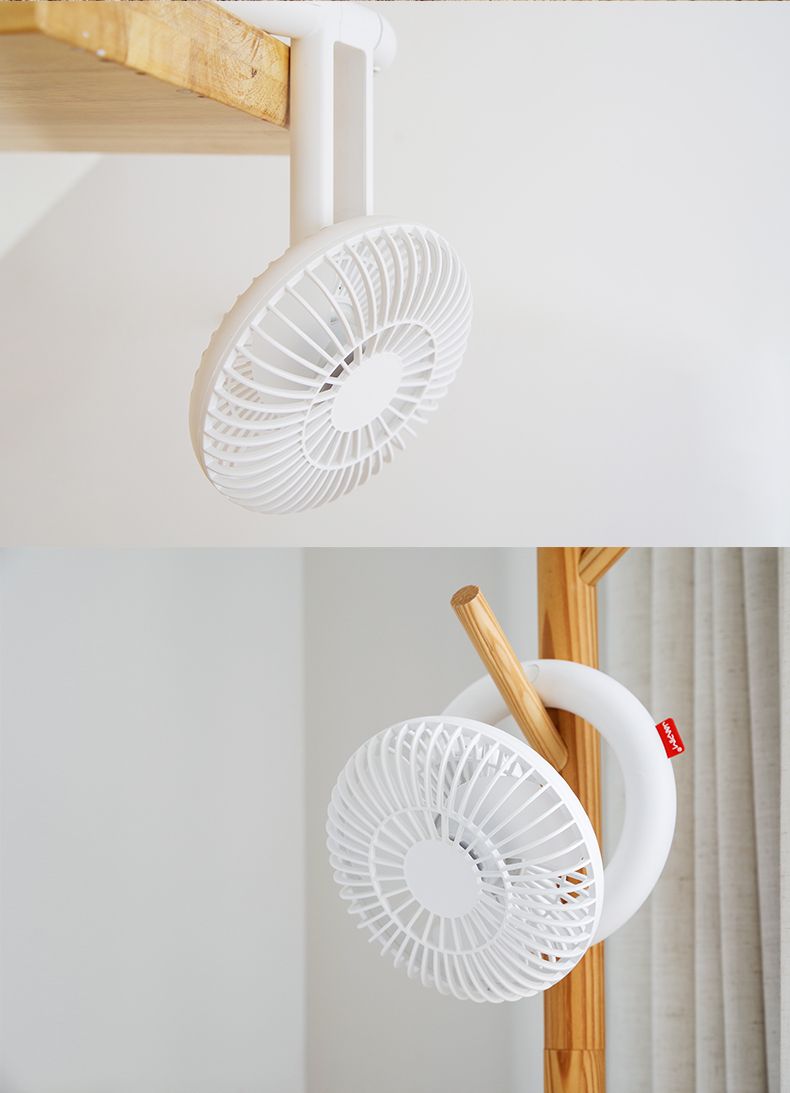 Xiao O table fan, desktop folding fan, usb charging circulating fan, mini handheld portable, street stall lazy person's electric fan detail image 9