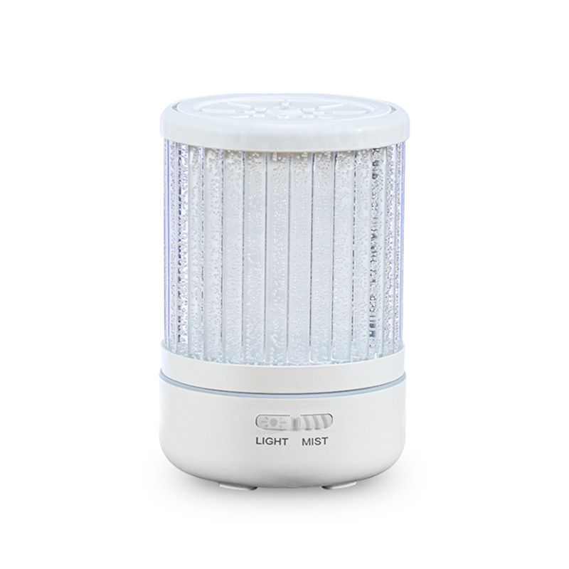 家用精油香薰机加湿器150ml七彩夜灯静音超声波香薰机白底实物图