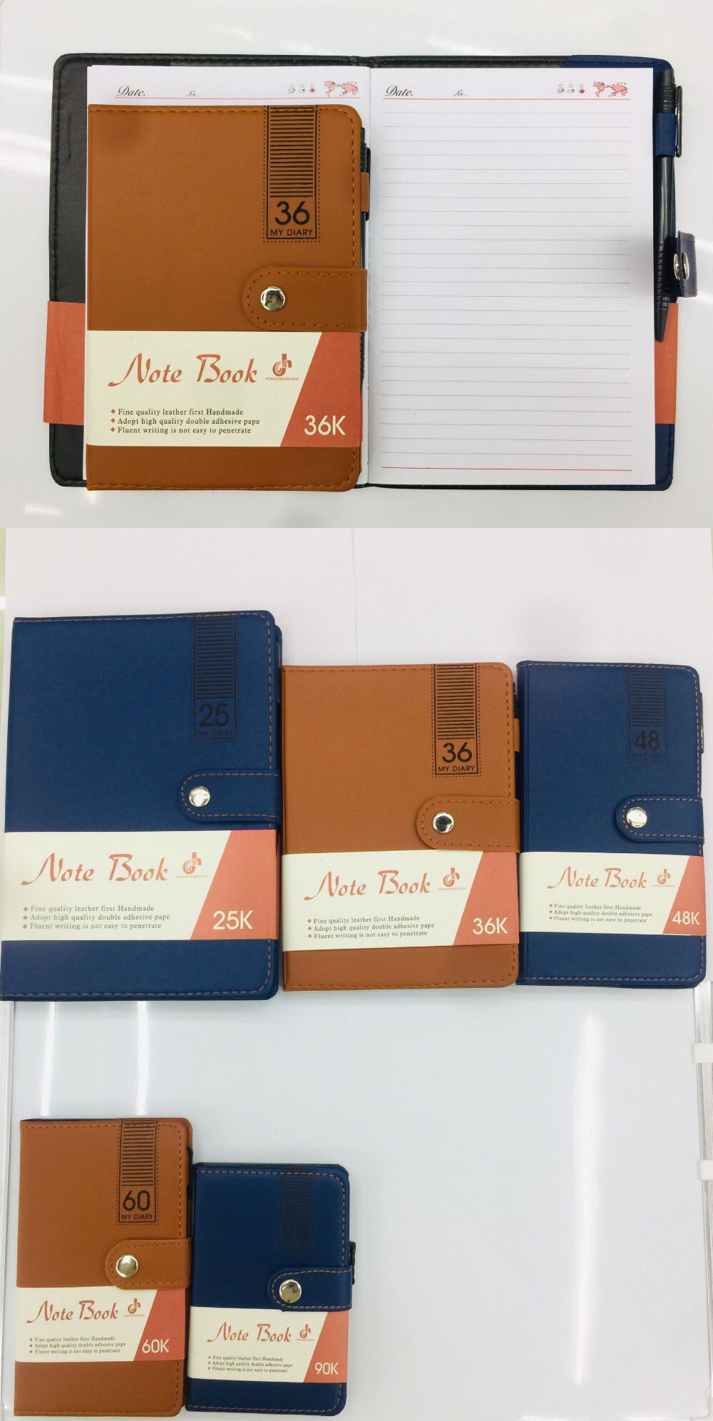 36K business notepad with pen and buckle thumbnail