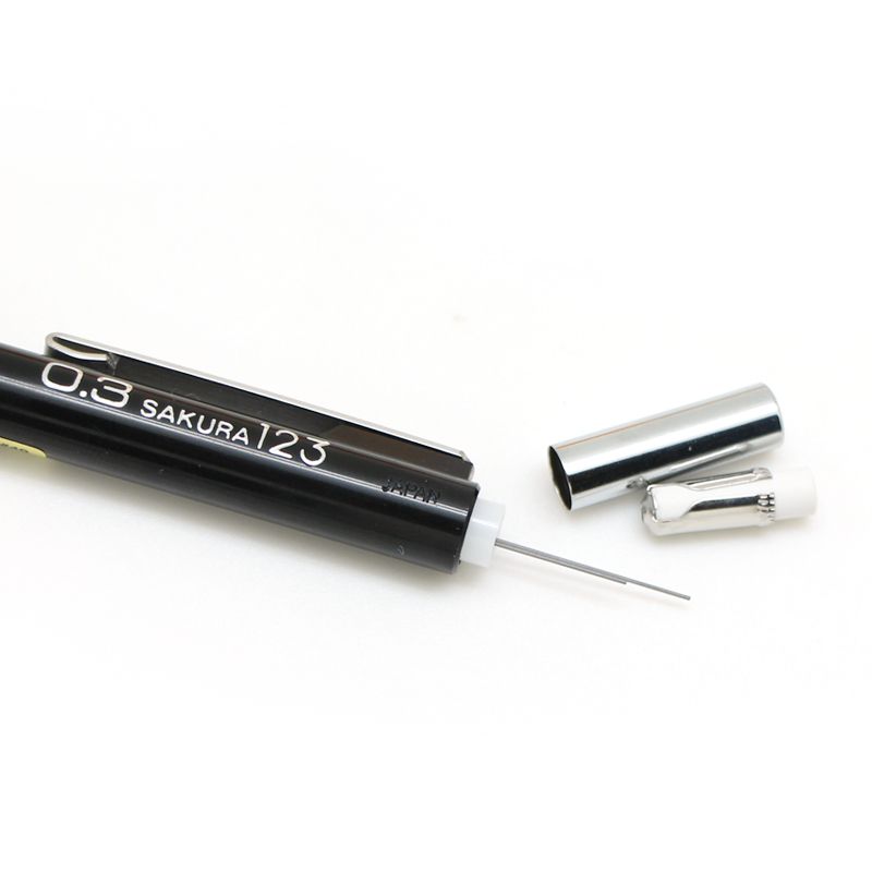 SAKURA 0.3mm Anti-breakage Movable Pencil XS-123 Specification image