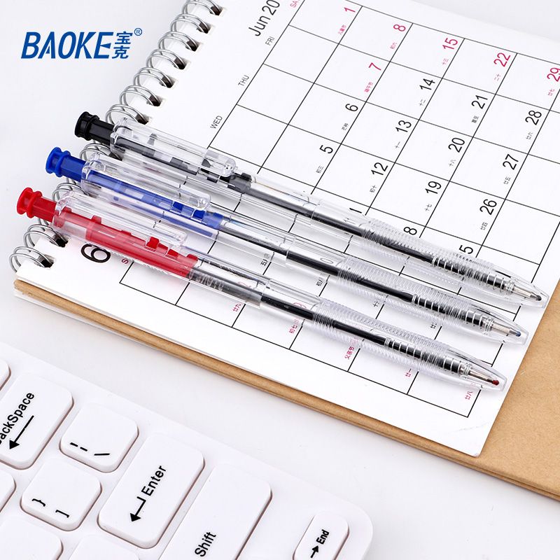 The B14 ballpoint pen with a thickness of 0.7mm is available in three colors Application Scenario