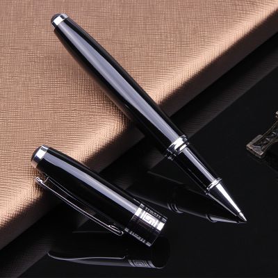Kayroshi pluma de regalo oficina comercio exterior venta caliente tipo de negocio pluma de regalo de metal pluma de metal neutra lápiz de agua negro bolígrafo de firma bolígrafo de perla al por mayor detail image 1