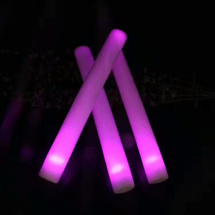 6档发光海绵棒 LED发光棒闪光泡沫棒海绵荧光棒酒吧演唱会道具详情4