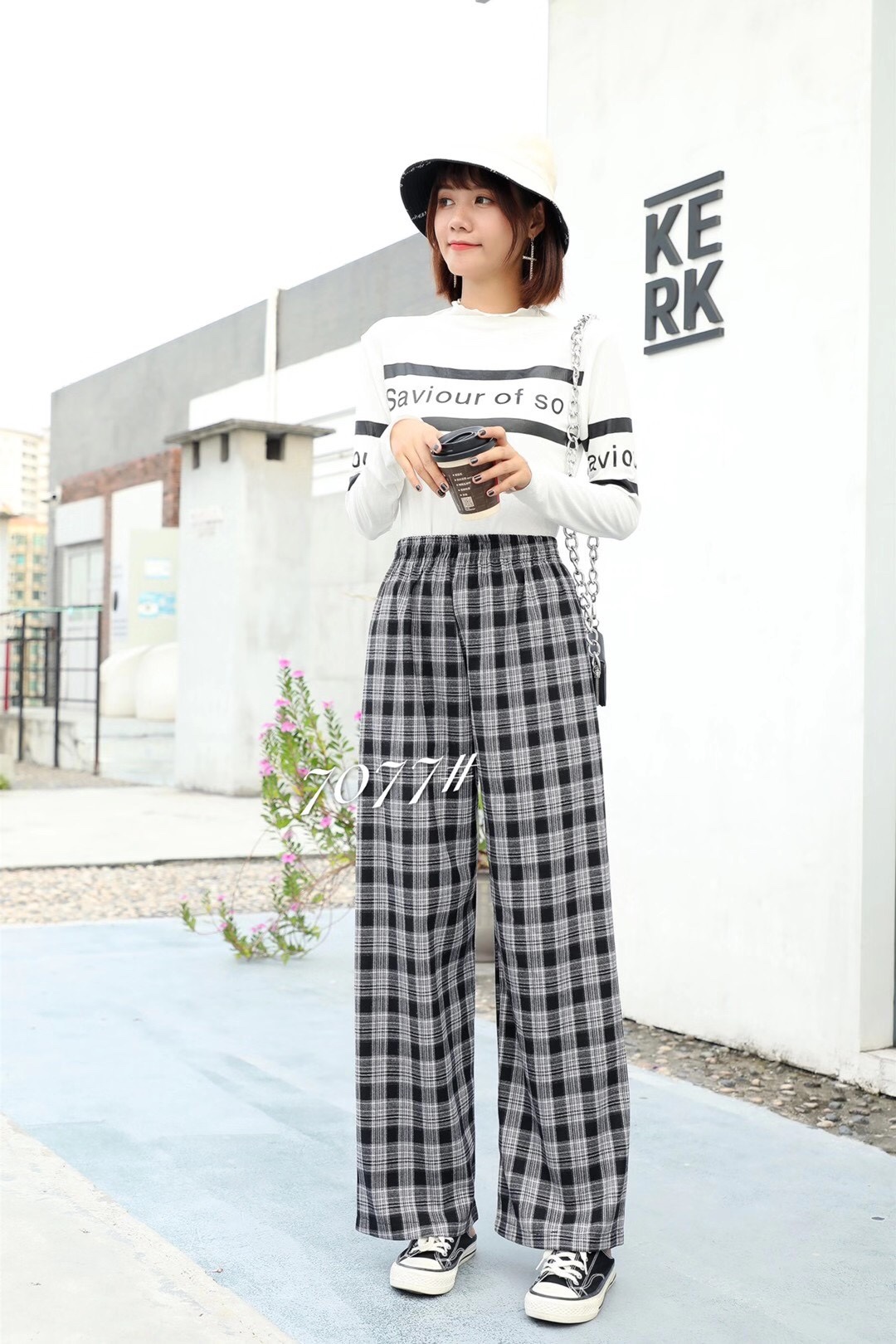 7077 wide-leg pants Application Scenario