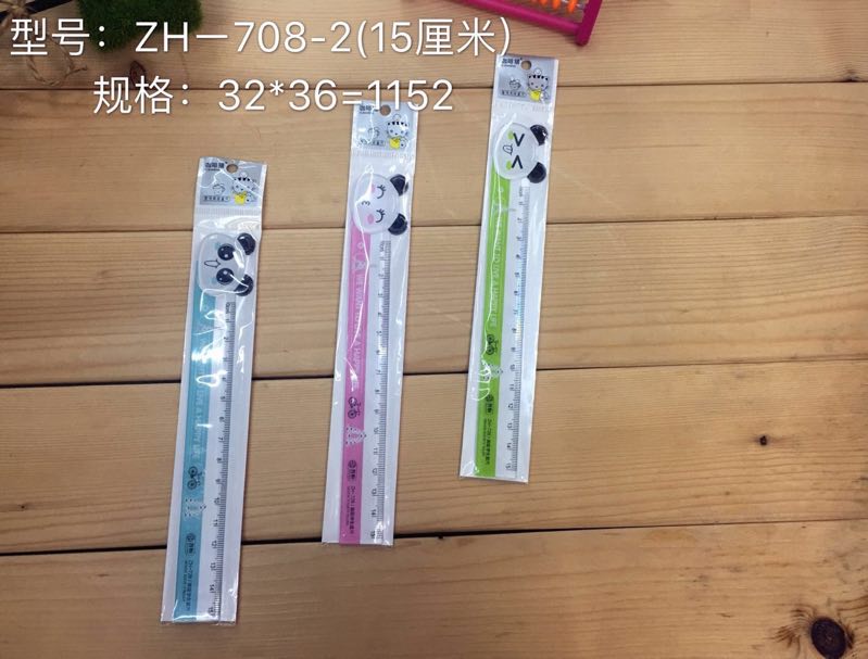 卡通造型学生尺 热转印膜 颜色亮丽详情图1